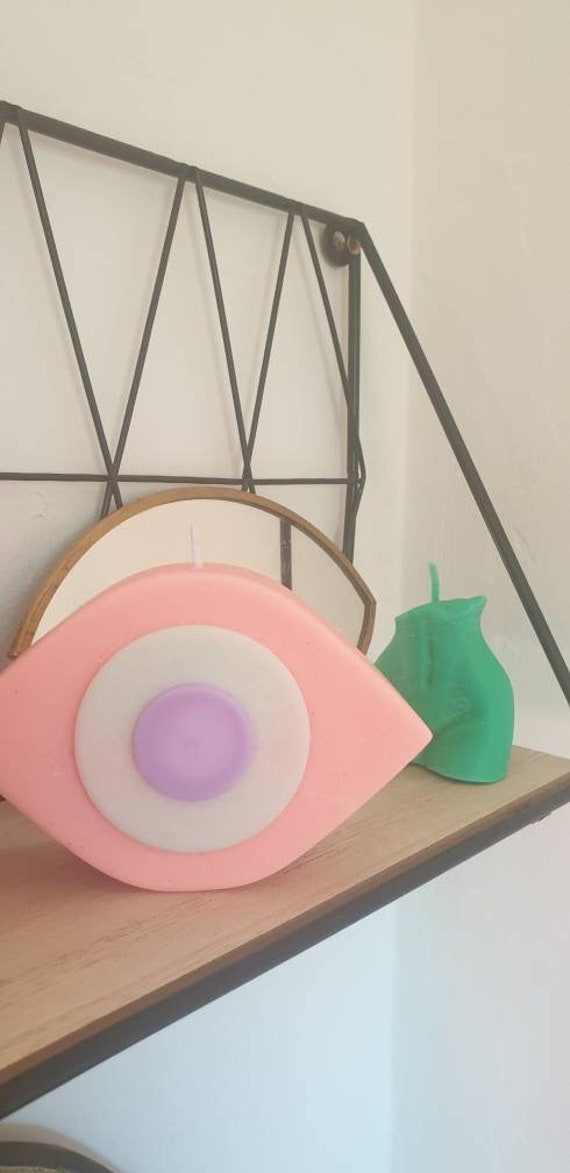 Bougie Evil Eye Rose