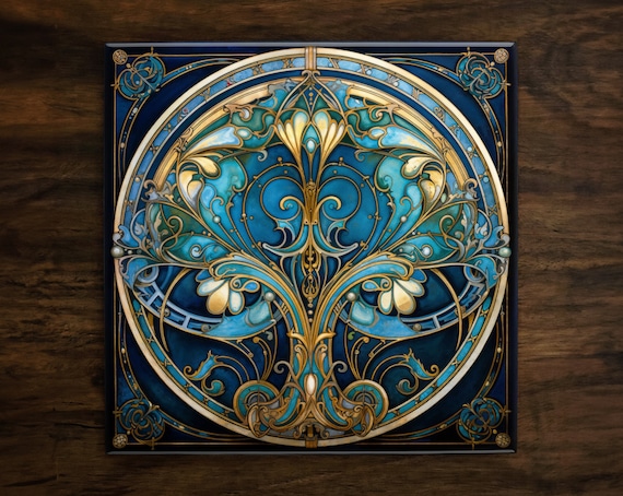 art deco tile Art Nouveau Art Deco Ornate s Style Design , on a Glossy Art Deco Tiles: Vintage Chic For Modern Spaces