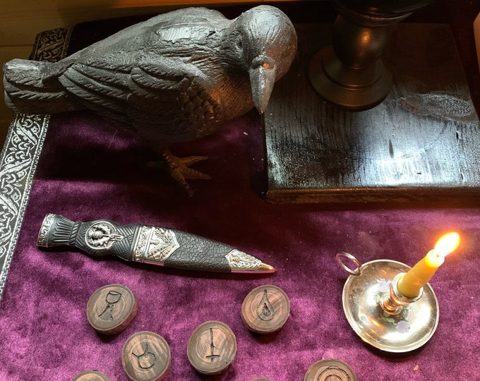 8 Witches Runes Made From Rowan Tree - Etsy