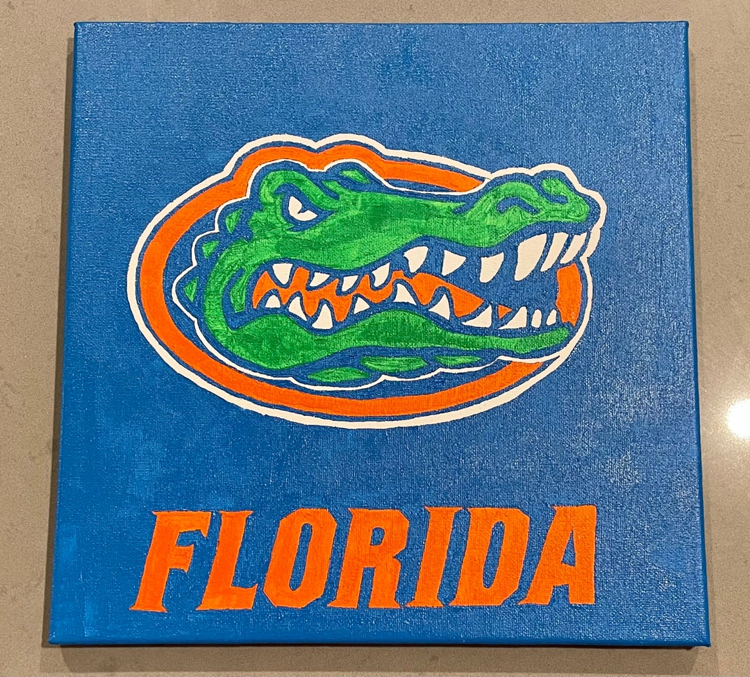 University of Florida Canvas Painting Etsy