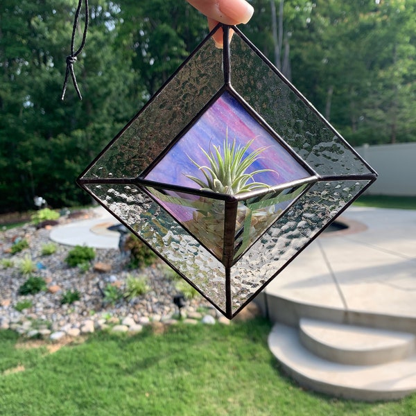 Stained Glass Air Plant Holders Etsy