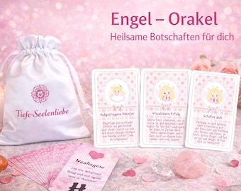 The Angel Oracle - Card Set - Spiritual Gifts - Gifts for Mom - Last-Minute Gift - Twinflame - Inner Healing - Mindfulness