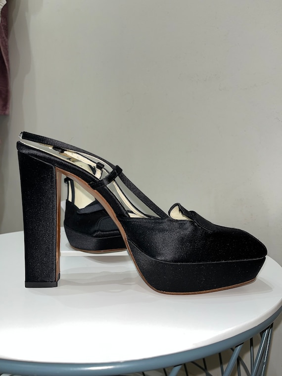 Prada Autumn/winter 2002-03 Vintage Platform Slingback Heels Prada Autumn/winter 2002-03 Vintage Platform Slingback Heels