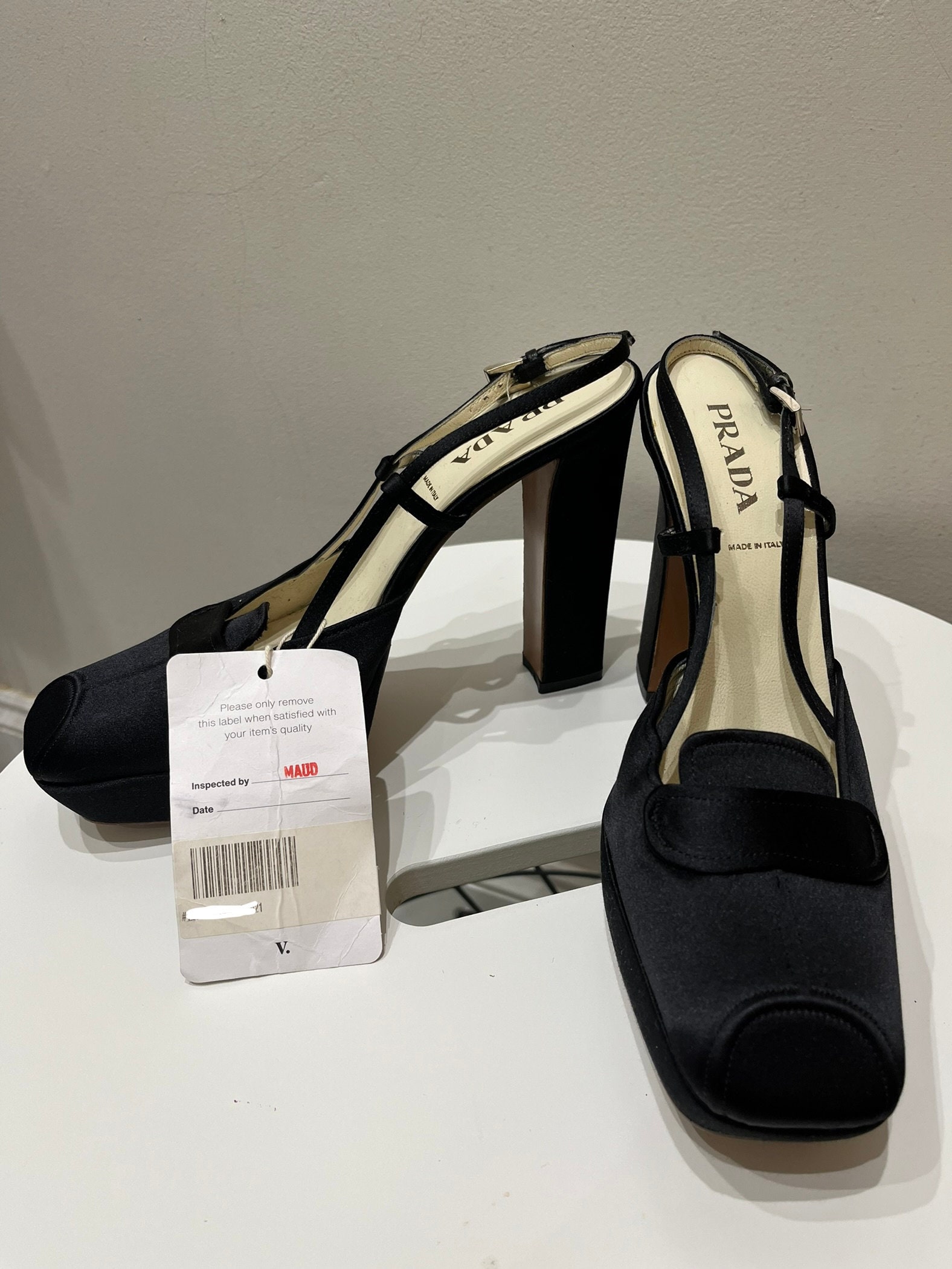 Prada Autumn/winter 2002-03 Vintage Platform Slingback Heels Prada Autumn/winter 2002-03 Vintage Platform Slingback Heels