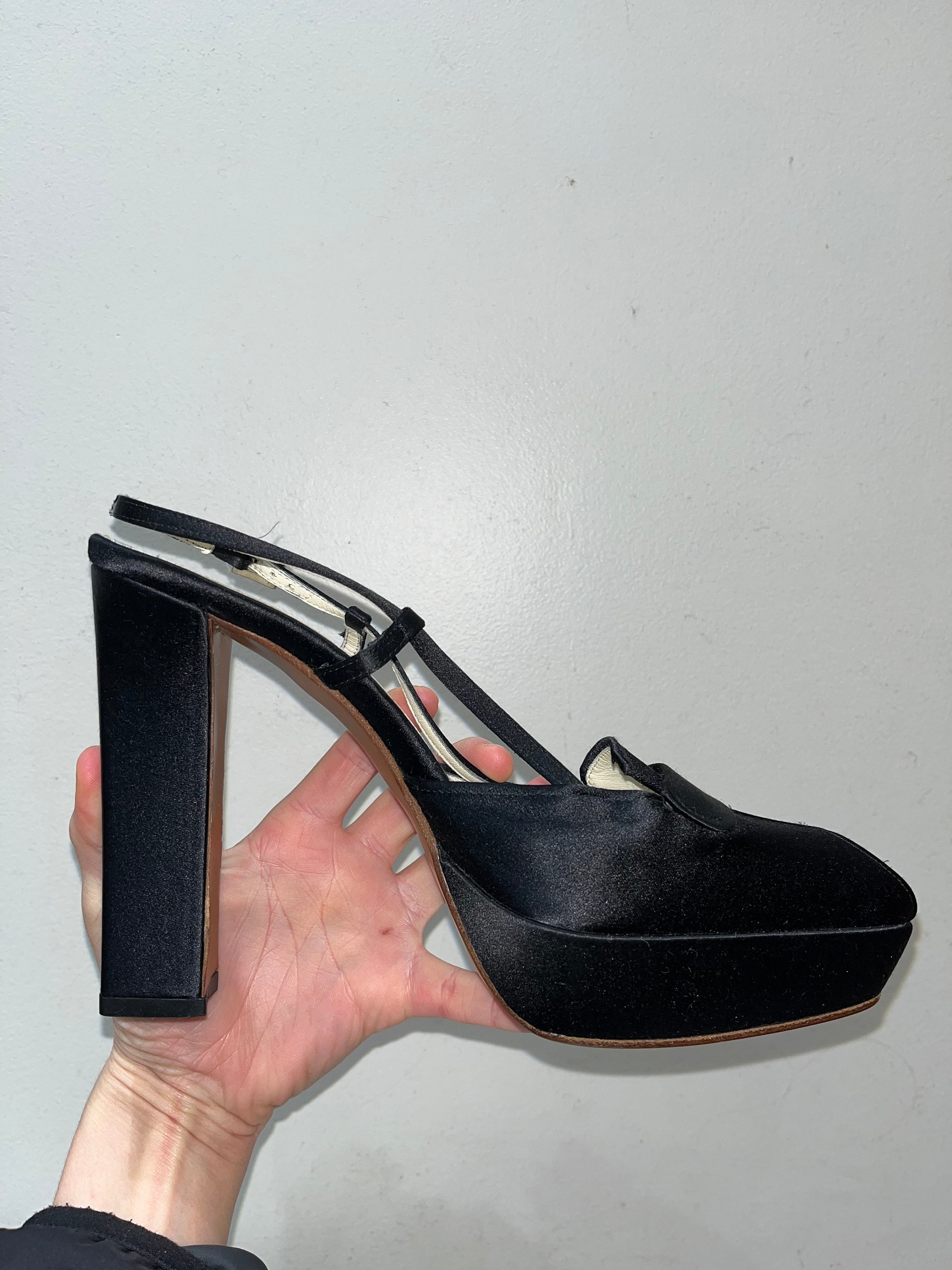 Prada Autumn/winter 2002-03 Vintage Platform Slingback Heels