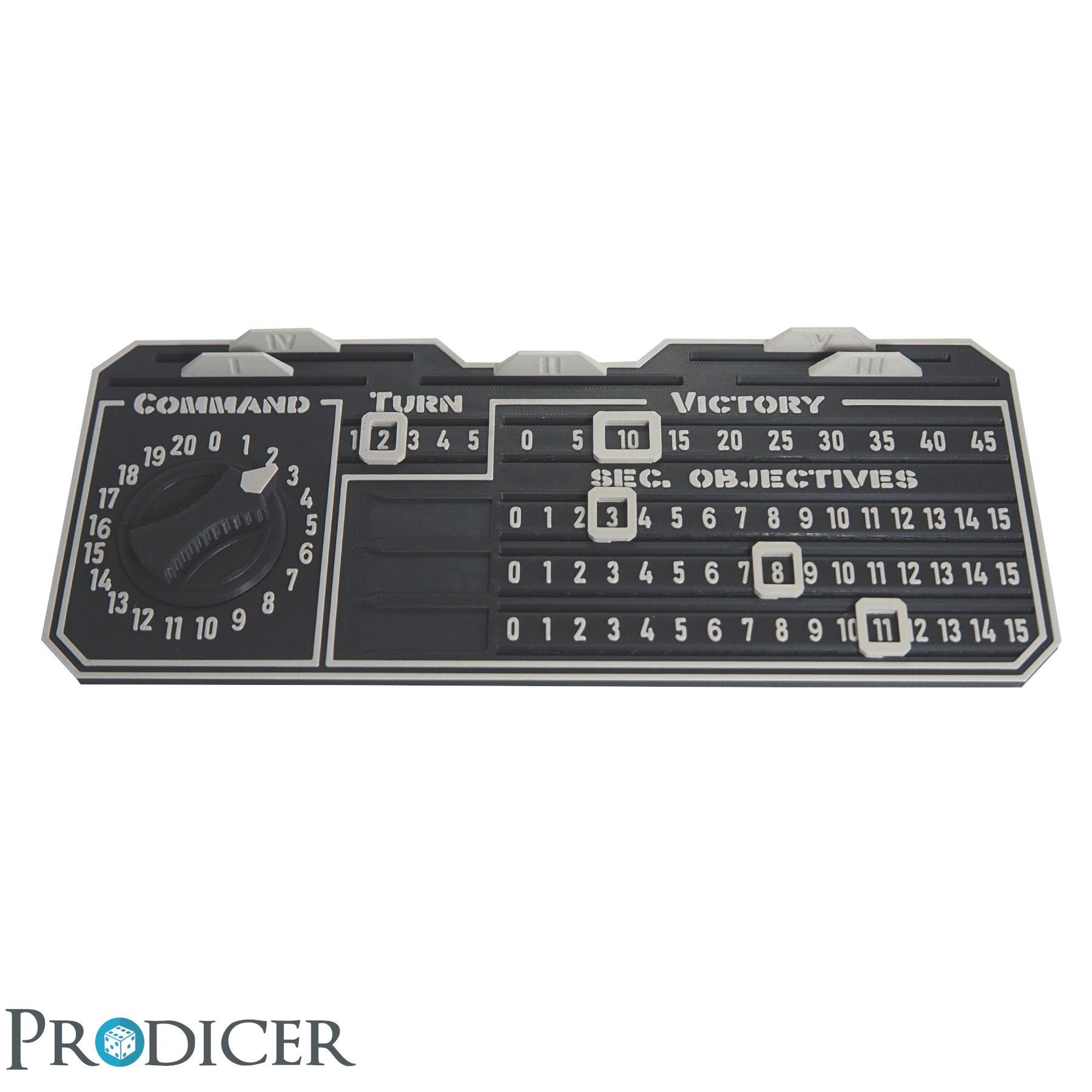 Sci-fi Pro Dashboard Main Rules Counters for Command Points, Turns ...