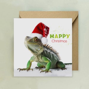 "Weihnachtskarte mit ""grünem Legua""."
