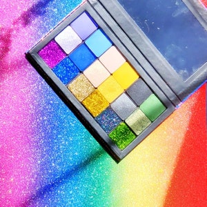 Build your own eyeshadow palette| customized eyeshadow palette | basic Witch Beauty 16 shade pressed pigment palette| build a palette