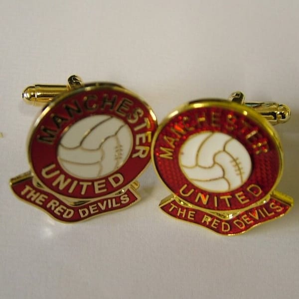 Manchester Utd football club cufflinks