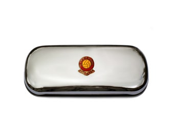 Liverpool football club polished chrome glasses case