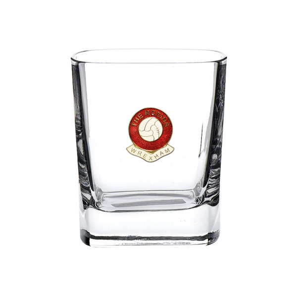 Wrexham football club mixer glass