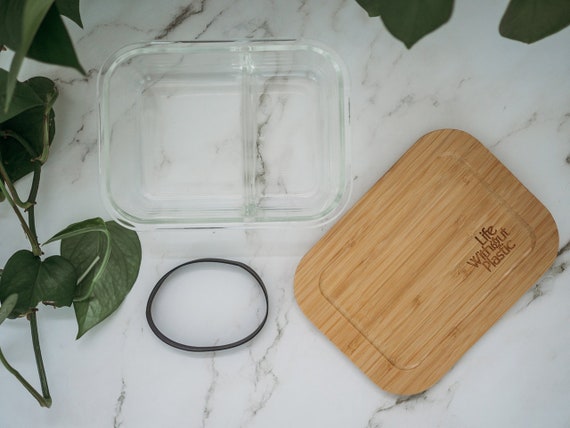 Bamboo Lid Container New Design Borosilicate Glass Food Storage Container  with Airtight Bamboo Lid Bento Lunch Box - China Bamboo Lid Container and Glass  Container Bamboo Lid price