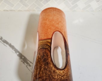 Vintage MCM Style Hand Blown Glass Vase