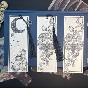 Witchly bookmark magical illustration velvety soft witchcraft magic dark art booklovers image 2