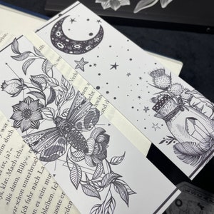 Witchly bookmark magical illustration velvety soft witchcraft magic dark art booklovers image 10