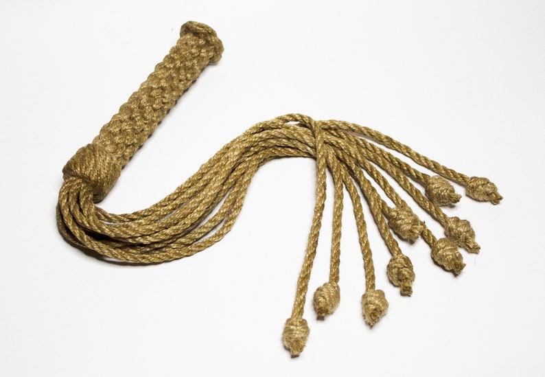 Flogger From Jute Rope Flagellation Discipline Whip - Etsy