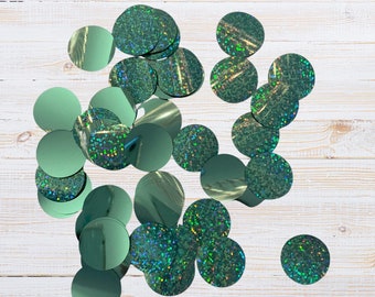 Teal party confetti, party decoration, Teal party decor, Bridal shower confetti, Engagement confetti, Party table scatter