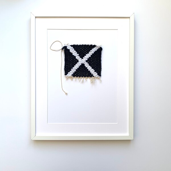 Framed Nautical Flag Etsy