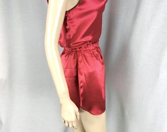 Luxury Satin Sleep Shorts: Comfy Loungewear for Nights at Home in Various Colors