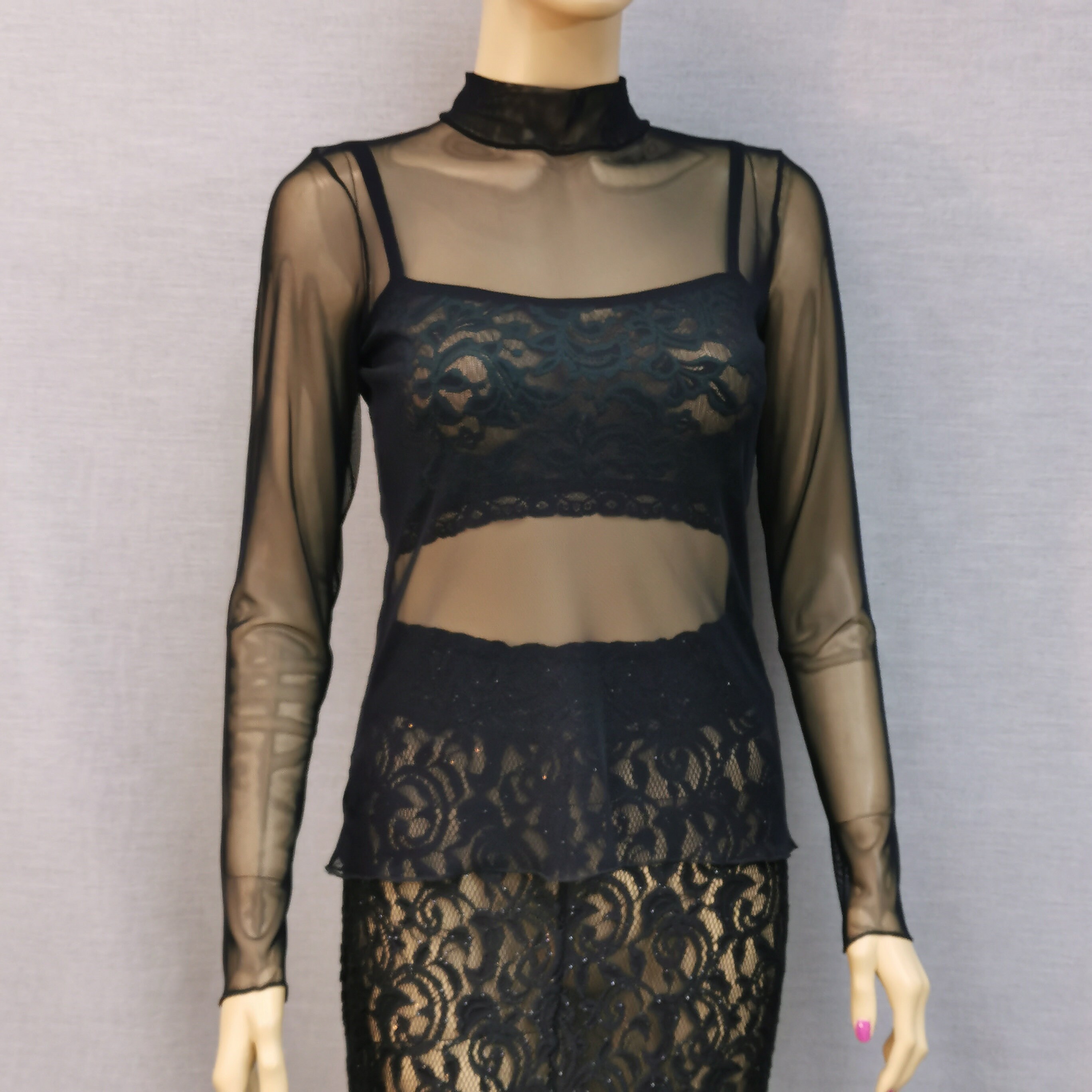 Bra Top (black lace)