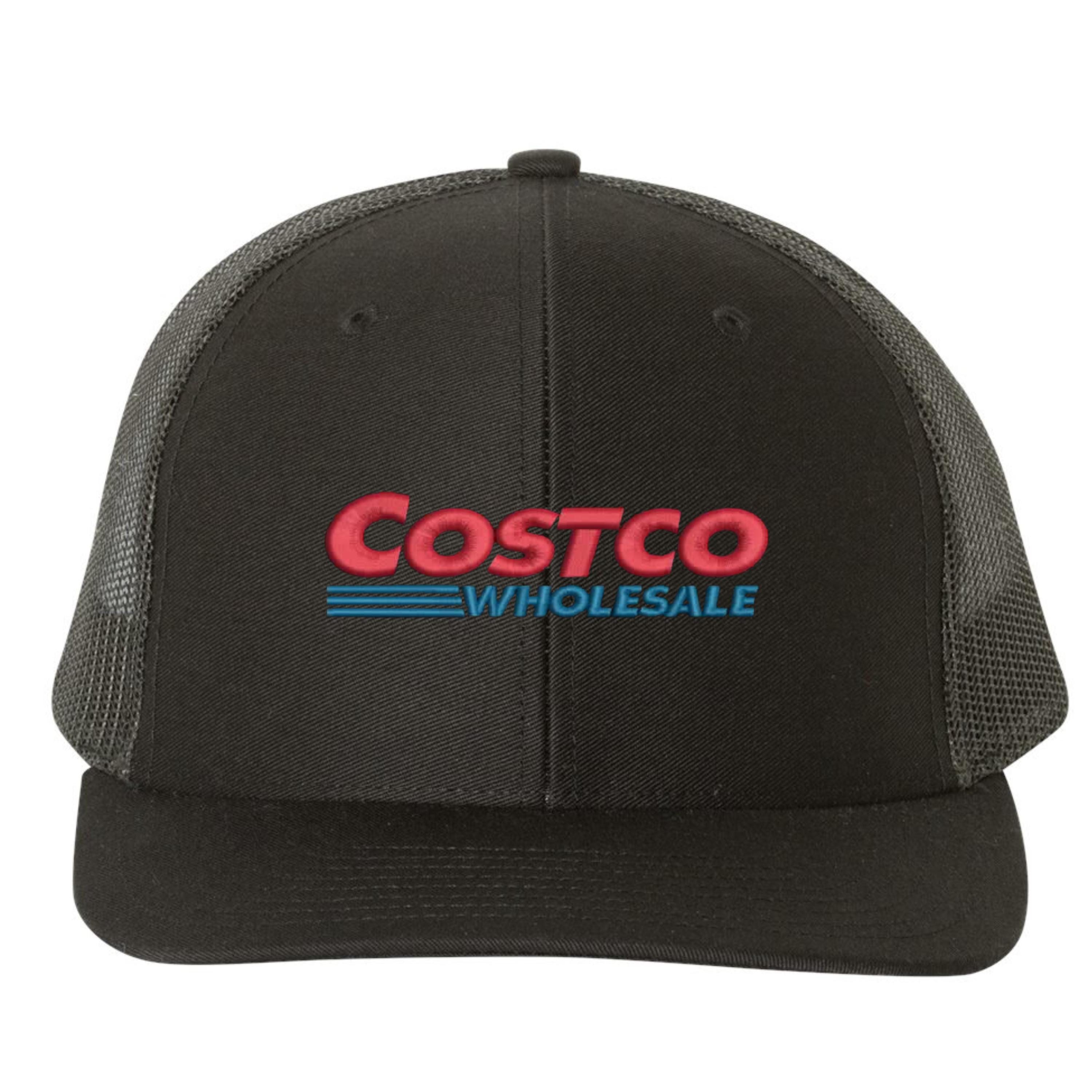 Custom Costco Wholesale Embroidered Black Navy White Trucker  display picture 1