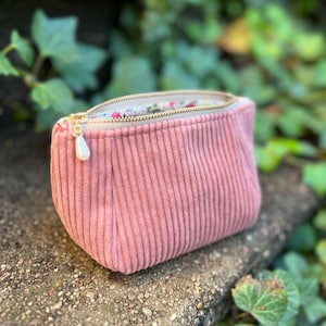 Mini velvet beauty makeup bag or coin purse