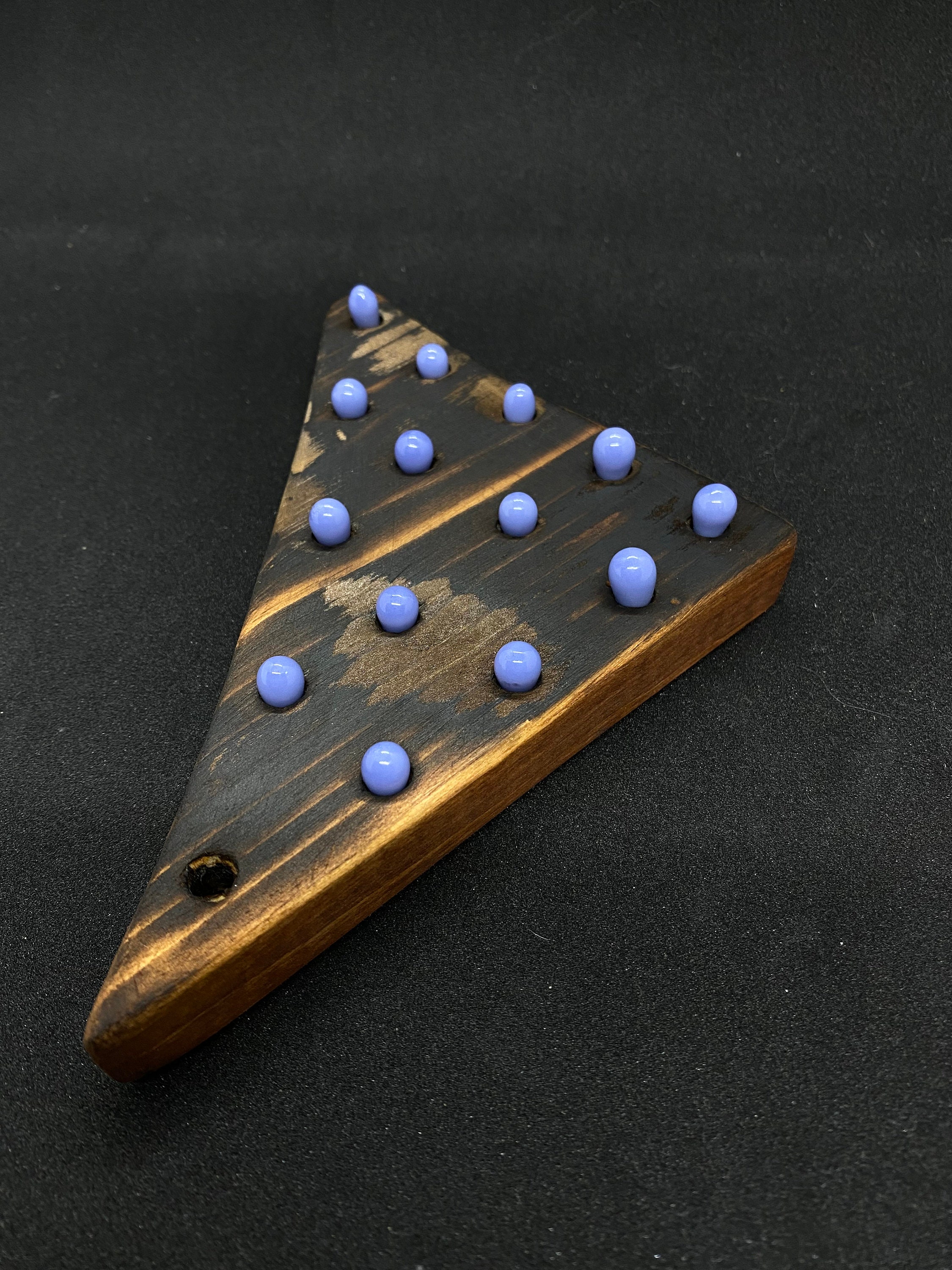 Triangle Peg Game Tricky Triangle Cracker Barrel Game Etsy