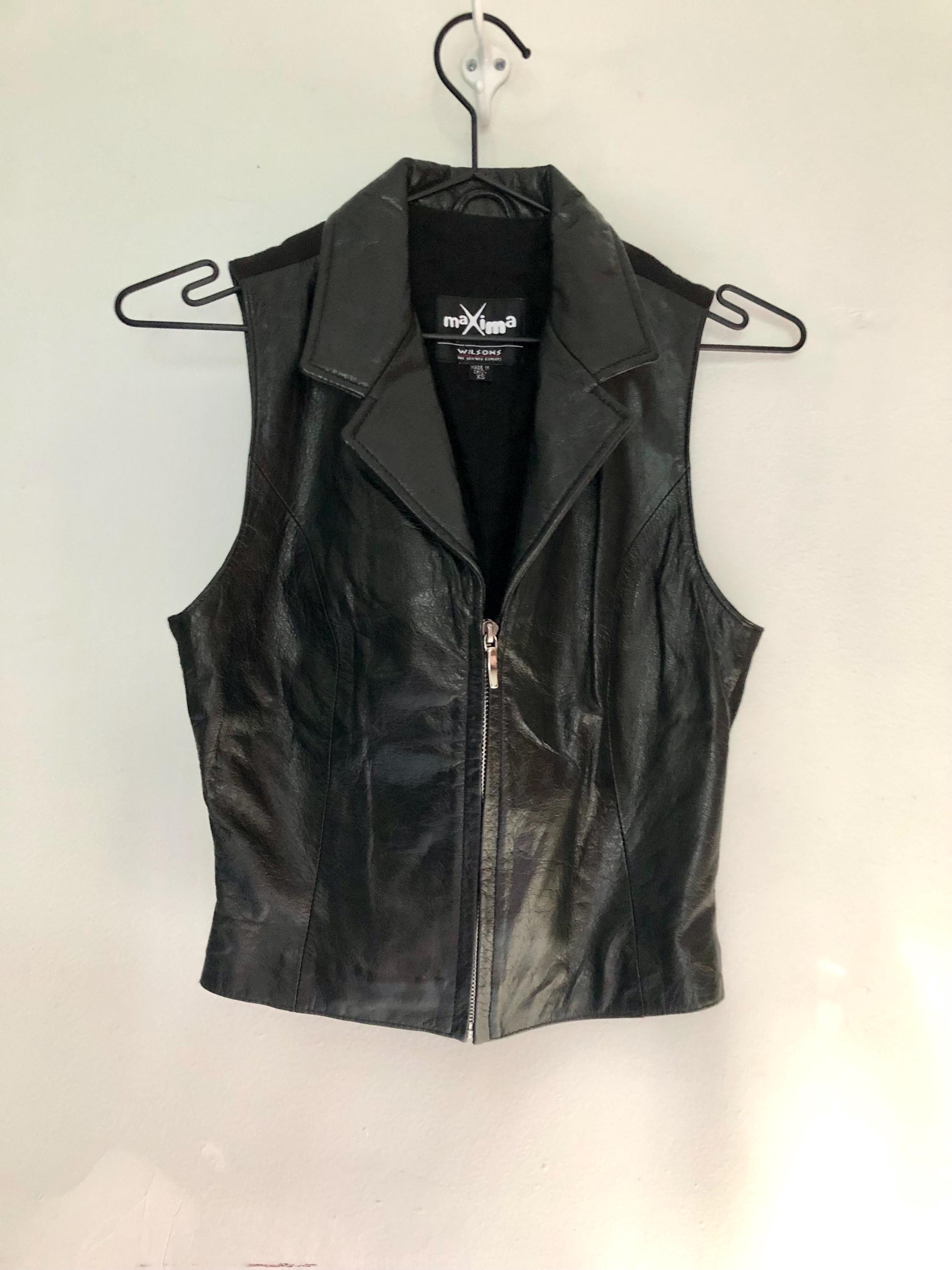wilsons leather vest | eBay