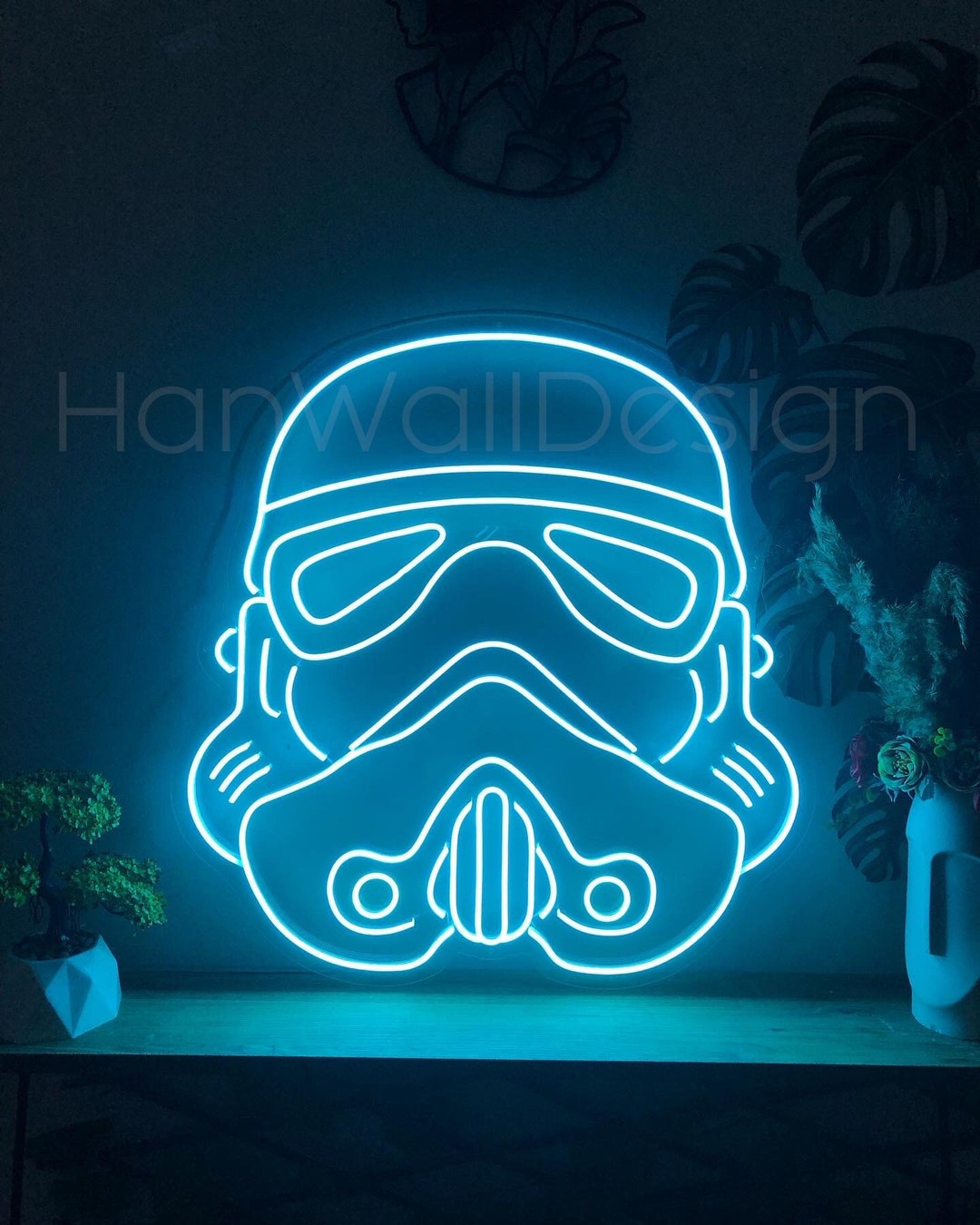 Star Wars Neon Sign Storm Trooper Neon Sign Custom Neon Led Etsy