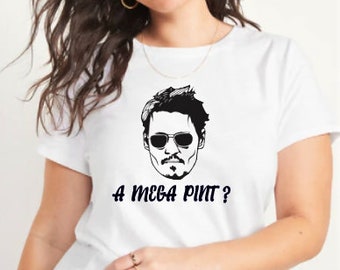 Mega Pint- Johnny Depp T-shirt men and women T-Shirt