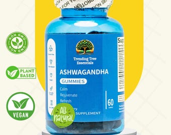 Gomitas de ashwagandha (con vitamina D)