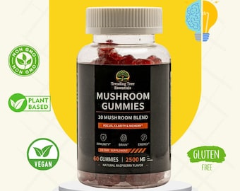 Gomitas de hongos: mezcla de 10 (60 unidades)