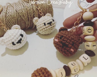 Porte clef personnalisé avec crochet