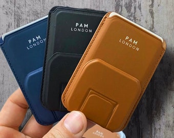 Vegan Leather MagSafe Wallet: iPhone Card Holder