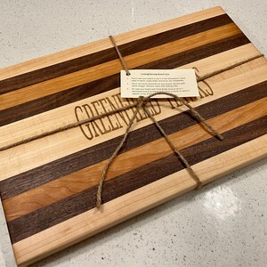 Personalized Cutting Board - Wedding, Birthday, Anniversary - Edge Grain Cutting Board - Serving Board - Charcuterie Board - Cutting Board