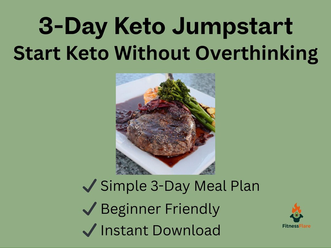 3-day Keto Jumpstart Meal Plan | Beginner Low Carb Guide (instant ...