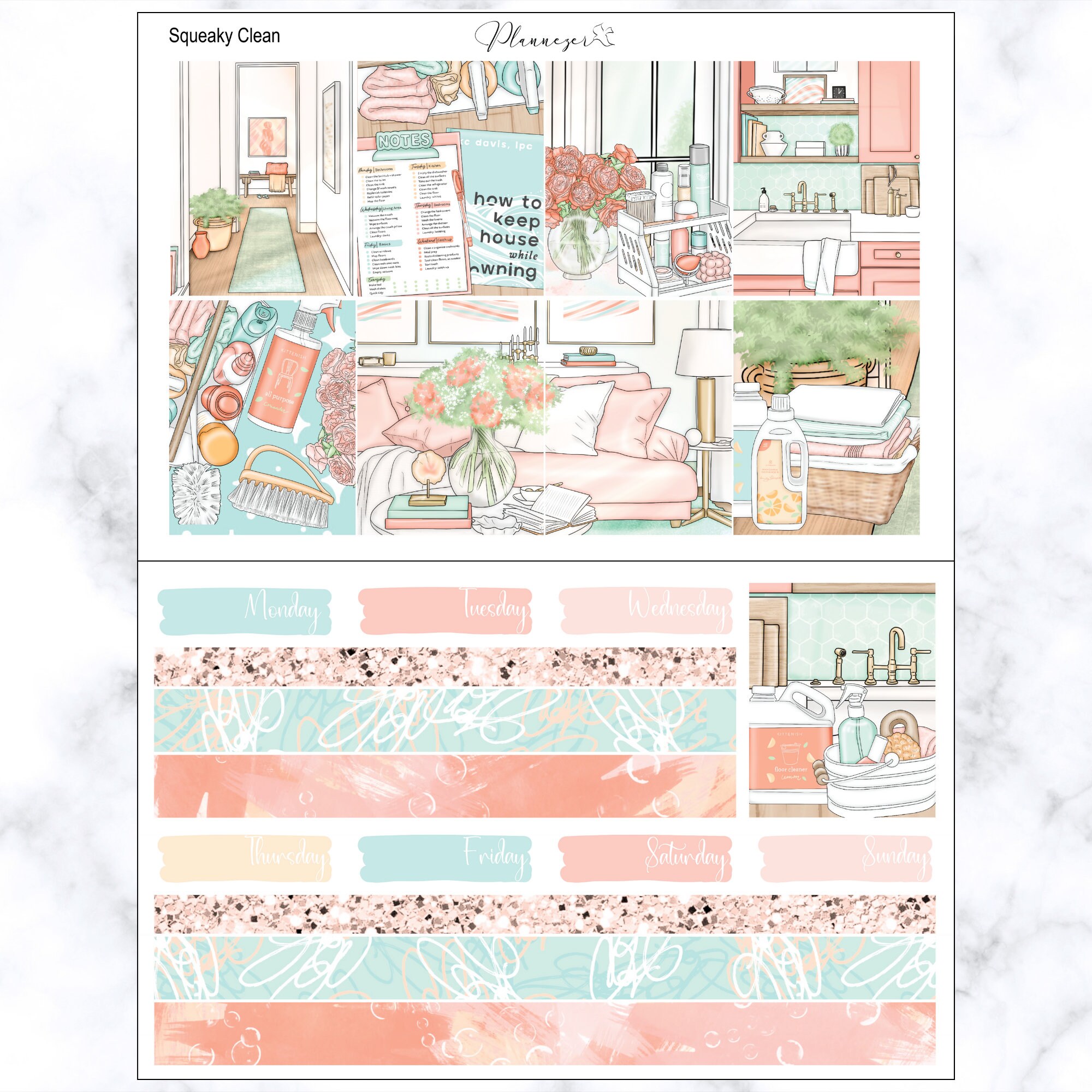 Printable Weekly Sticker Kit | Printable Planner Sticker Kit | Digital ...