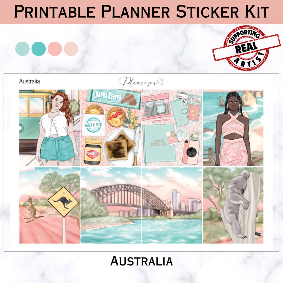 Printable Weekly Sticker Kit | Printable Planner Sticker Kit | Digital ...