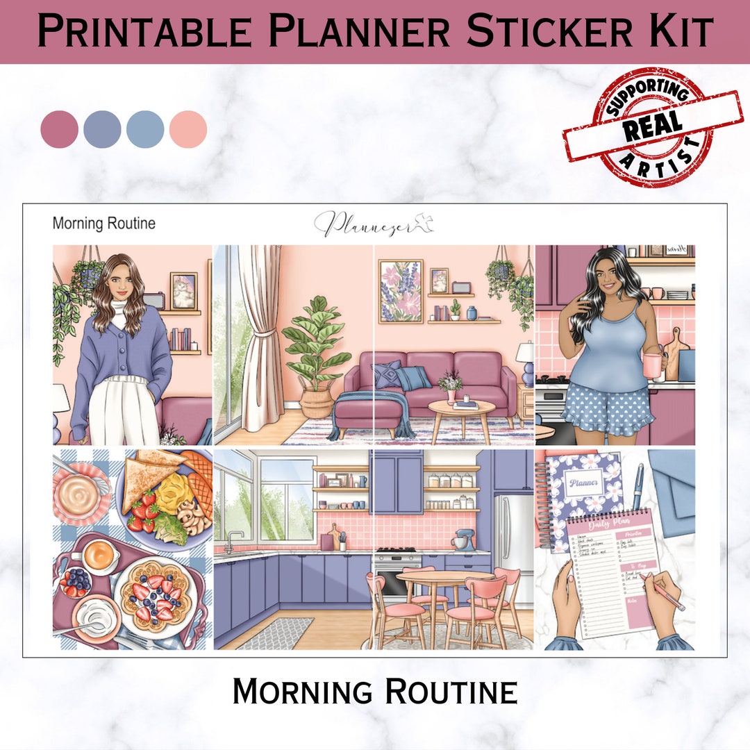 Printable Weekly Sticker Kit | Printable Planner Sticker Kit | Digital ...