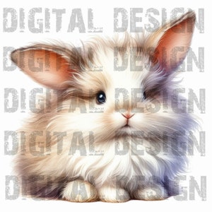 Bunny Rabbit PNG&#39;s - 5 uroczych króliczków, Przezroczyste tło! Wielkanoc!