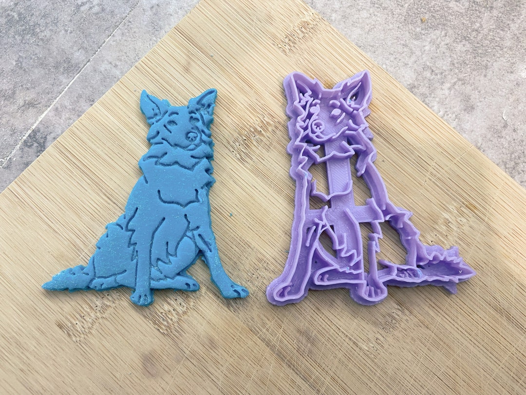 Border Collie Cookie Cutters 3D Printed Fondant Cutter Etsy