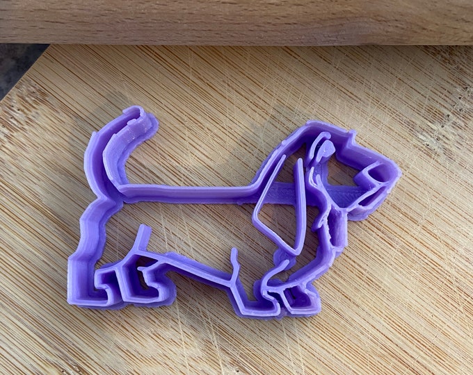 Bassett hound cookie cutters, 3D Printed, fondant Cutter, Bassett lovers, Baking, fun biscuits, unique gifts for dog lovers