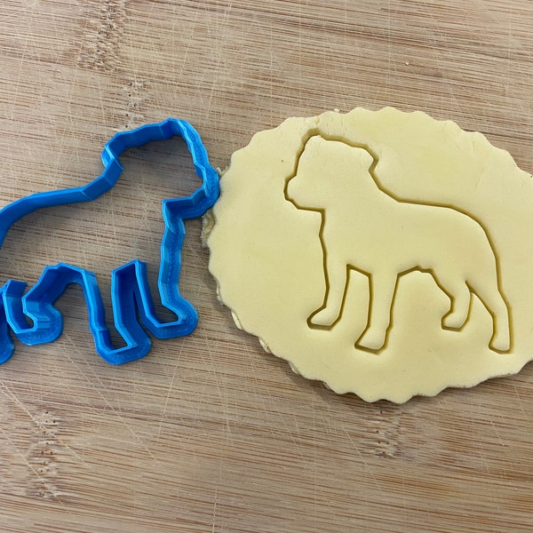 Staffy outline cookie cutter, 3D Printed, fondant Cutter, Staffordshire bull terrier, Baking, stocking filler, unique gifts for dog lovers
