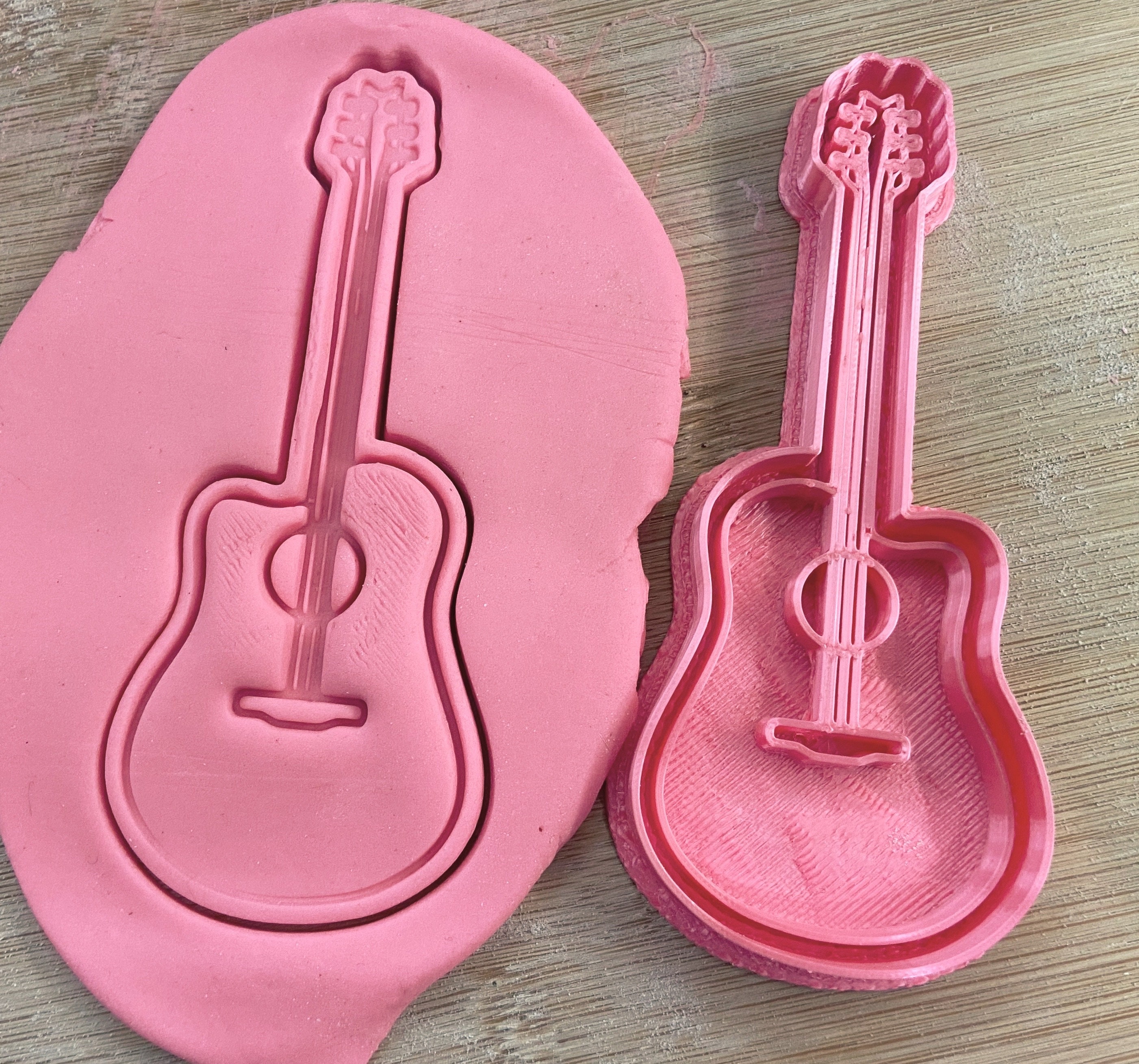 emporte-pièces pour guitare, imprimé en 3d, coupe-fondant, activités enfants, mélomanes, remplissage de bas, cadeaux uniques les amateurs guitare,