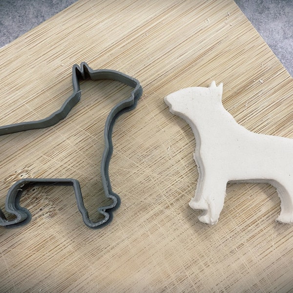 English Bull Terrier cookie cutter, 3D Printed, fondant, Children Activities, Baking, fun biscuits, unique gifts for dog lovers, dog treats