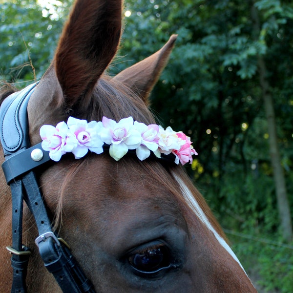 Frontal Bling Glitter bride bride bride Unique frontal bride argent fleurs bouton pression peau de vache