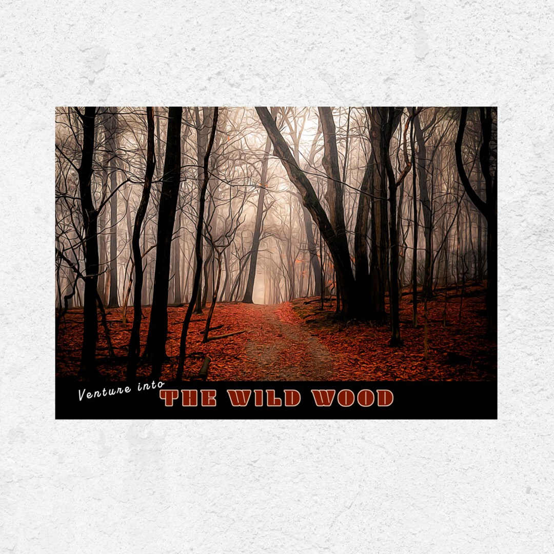 The Wild Wood the Wind in the Willows Nursery Wall Art Kenneth Grahame ...