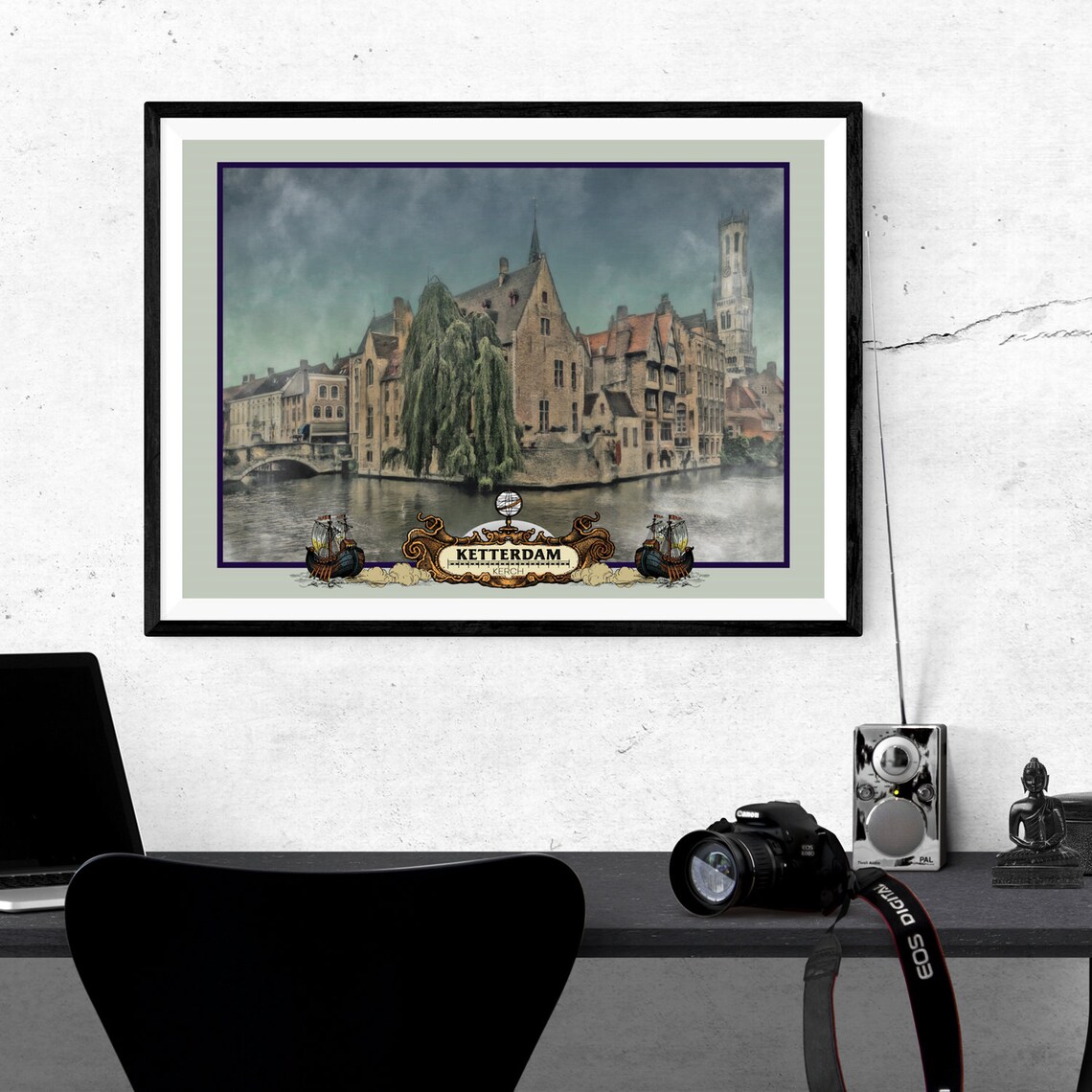 Six of Crows Ketterdam Kerch Grishaverse Travel Poster for Etsy