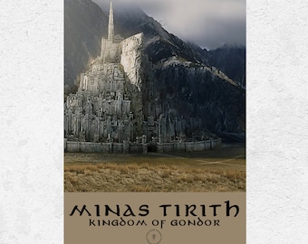 Minas Tirith, the citadel of Gondor  Gondor, Lord of the rings, Fantasy  places