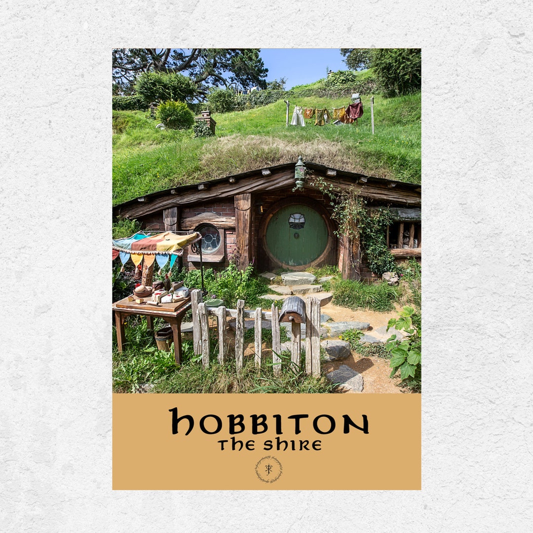 Poster Bois Le Hobbit – Carte De La Terre Du Milieu – Pyramid International 60x40 Cm